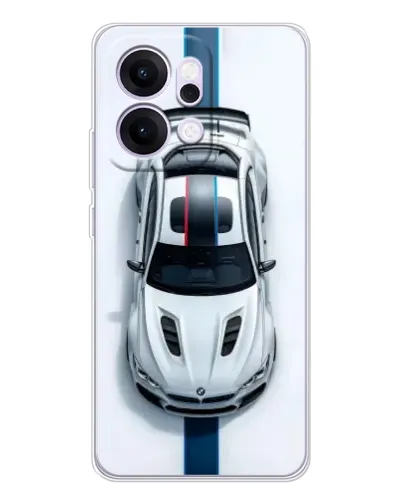 Чехол для OPPO Reno14 с картинкой «Вид сверху — BMW M»