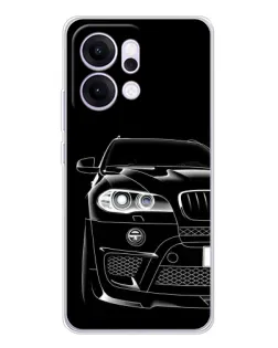 Чохол для OPPO Reno14 з картинкою «Темний силует BMW»