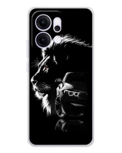Чохол для OPPO Reno14 з картинкою «BMW та лев»