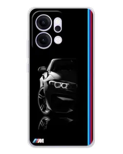 Чохол для OPPO Reno14 з картинкою «Силует BMW в темряві»