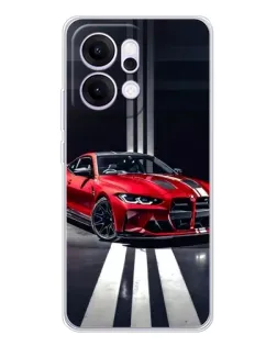 Чохол для OPPO Reno14 з картинкою «Червона BMW на дорозі»