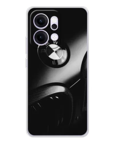 Чехол для OPPO Reno14 с картинкой «Эмблема BMW — макро»