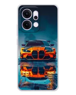 Чохол для OPPO Reno14 з картинкою «BMW — золота емблема»