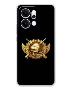 Чехол для OPPO Reno14 с картинкой «PUBG — оранжевый градиент» Чехол для OPPO Reno14 с картинкой «PUBG — оранжевый градиент»