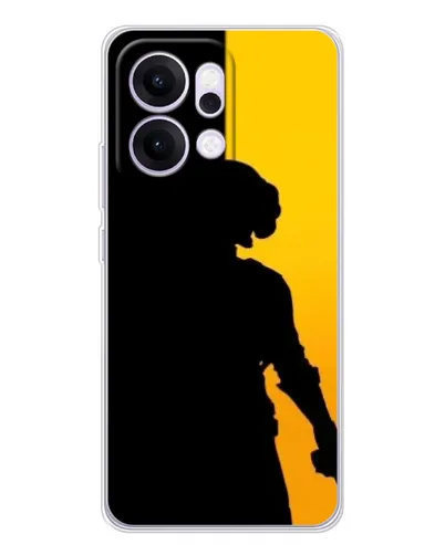 Чехол для OPPO Reno14 с картинкой «Тень воина PUBG»