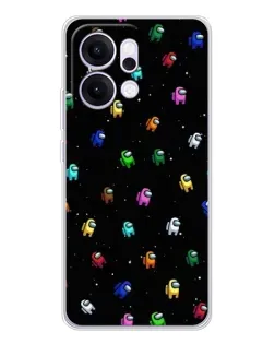 Чехол для OPPO Reno14 с картинкой «Экипаж Among Us» Чехол для OPPO Reno14 с картинкой «Экипаж Among Us»