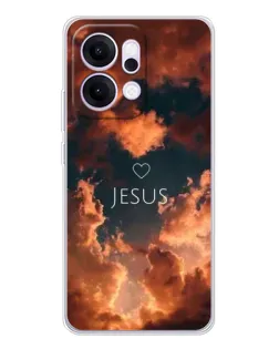Чехол для OPPO Reno14 с картинкой «Сияние Имени Jesus» Чехол для OPPO Reno14 с картинкой «Сияние Имени Jesus»
