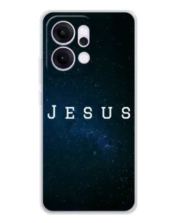Чехол для OPPO Reno14 с картинкой «Звездное небо Jesus»