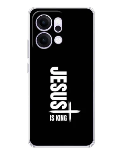Чехол для OPPO Reno14 с картинкой «Вертикаль веры Jesus»