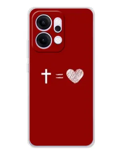 Чехол для OPPO Reno14 с картинкой «Уравнение любви» Чехол для OPPO Reno14 с картинкой «Уравнение любви»