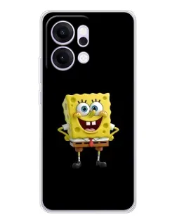 Чехол для OPPO Reno14 с картинкой «Классический Губка Боб»