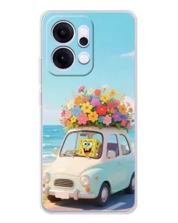 Чехол для OPPO Reno14 с картинкой «Автомобильное путешествие»