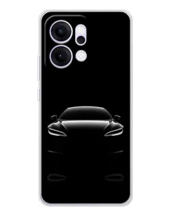 Чохол для OPPO Reno14 з картинкою «Силует Tesla Night» Чохол для OPPO Reno14 з картинкою «Силует Tesla Night»