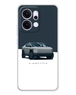 Чохол для OPPO Reno14 з картинкою «Сріблястий Cybertruck Tesla» Чохол для OPPO Reno14 з картинкою «Сріблястий Cybertruck Tesla»