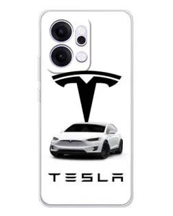Чохол для OPPO Reno14 з картинкою «Tesla White Style» Чохол для OPPO Reno14 з картинкою «Tesla White Style»