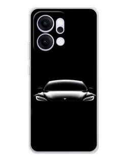 Чохол для OPPO Reno14 з картинкою «Фари Tesla Night» Чохол для OPPO Reno14 з картинкою «Фари Tesla Night»