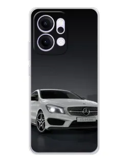 Чохол для OPPO Reno14 з картинкою «Mercedes AMG GT Silver»