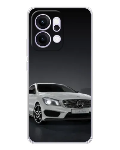 Чехол для OPPO Reno14 с картинкой «Mercedes AMG GT Silver» Чехол для OPPO Reno14 с картинкой «Mercedes AMG GT Silver»
