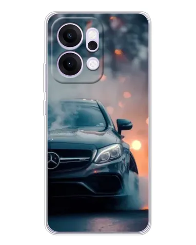 Чехол для OPPO Reno14 с картинкой «Mercedes — ночной город» Чехол для OPPO Reno14 с картинкой «Mercedes — ночной город»