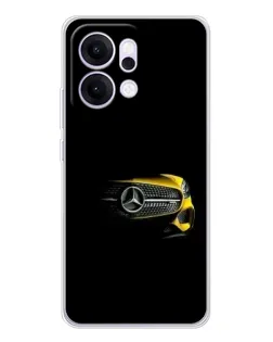 Чехол для OPPO Reno14 с картинкой «Mercedes — ретро стиль»