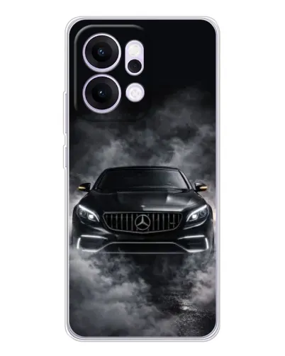 Чехол для OPPO Reno14 с картинкой «Mercedes в дыму» Чехол для OPPO Reno14 с картинкой «Mercedes в дыму»