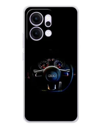 Чехол для OPPO Reno14 с картинкой «Салон Audi — руль» Чехол для OPPO Reno14 с картинкой «Салон Audi — руль»