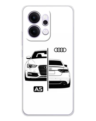 Чехол для OPPO Reno14 с картинкой «Audi — контрастный дизайн» Чехол для OPPO Reno14 с картинкой «Audi — контрастный дизайн»