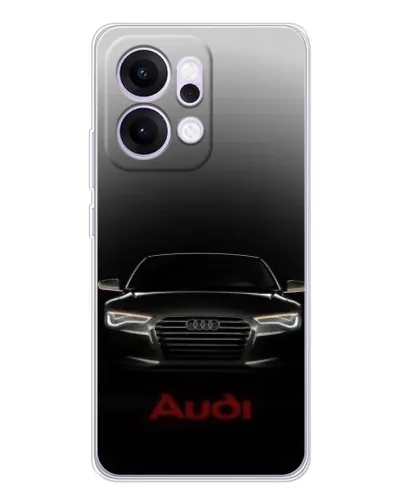 Чехол для OPPO Reno14 с картинкой «Audi — градиентный контур» Чехол для OPPO Reno14 с картинкой «Audi — градиентный контур»