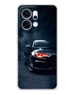 Чехол для OPPO Reno14 с картинкой «Audi — хищный взгляд»