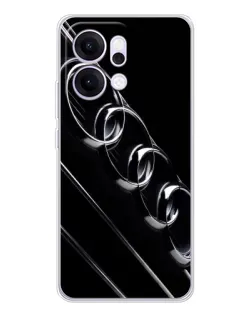 Чехол для OPPO Reno14 с картинкой «Audi — абстрактные кольца»