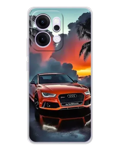 Чехол для OPPO Reno14 с картинкой «Audi — закат» Чехол для OPPO Reno14 с картинкой «Audi — закат»