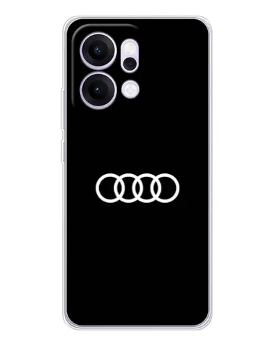 Чехол для OPPO Reno14 с картинкой «Audi White Logo» Чехол для OPPO Reno14 с картинкой «Audi White Logo»