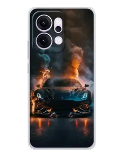 Чехол для OPPO Reno14 с картинкой «Lamborghini дымная эстетика» Чехол для OPPO Reno14 с картинкой «Lamborghini дымная эстетика»