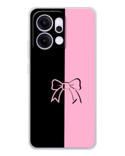 Чехол для OPPO Reno14 с картинкой «Половинки банта» Чехол для OPPO Reno14 с картинкой «Половинки банта»