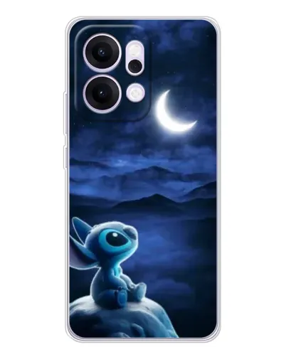 Чехол для OPPO Reno14 с картинкой «Лунная ночь Стича»