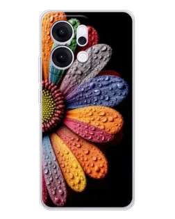 Чехол для OPPO Reno14 с картинкой «Радужный цветок» Чехол для OPPO Reno14 с картинкой «Радужный цветок»