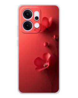 Чехол для OPPO Reno14 с картинкой «Маковые соцветия» Чехол для OPPO Reno14 с картинкой «Маковые соцветия»