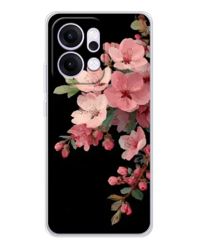 Чехол для OPPO Reno14 с картинкой «Розовая ветка сакуры»