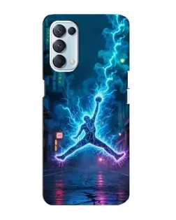 Чехол для OPPO Reno5 4G с картинкой «Jordan Gold Jumpman» Чехол для OPPO Reno5 4G с картинкой «Jordan Gold Jumpman»