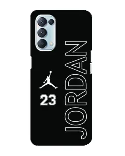 Чехол для OPPO Reno5 4G с картинкой «Jordan Vertical» Чехол для OPPO Reno5 4G с картинкой «Jordan Vertical»