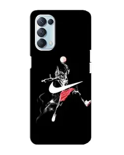 Чехол для OPPO Reno5 4G с картинкой «Jordan Jumpman» Чехол для OPPO Reno5 4G с картинкой «Jordan Jumpman»