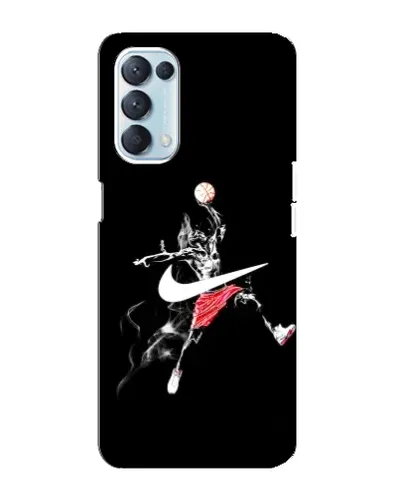 Чехол для OPPO Reno5 4G с картинкой «Jordan Jumpman»