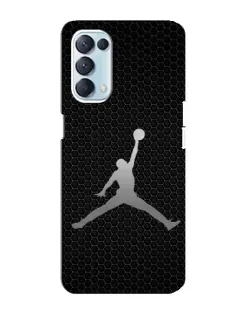 Чехол для OPPO Reno5 4G с картинкой «Jordan Dark Carbon» Чехол для OPPO Reno5 4G с картинкой «Jordan Dark Carbon»