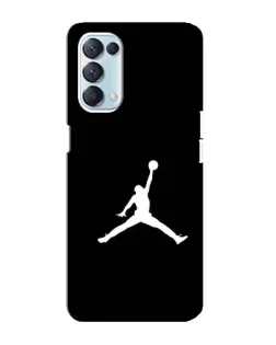 Чехол для OPPO Reno5 4G с картинкой «Jordan Silhouette» Чехол для OPPO Reno5 4G с картинкой «Jordan Silhouette»