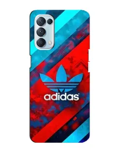 Чехол для OPPO Reno5 4G с картинкой «Абстракция Adidas» Чехол для OPPO Reno5 4G с картинкой «Абстракция Adidas»