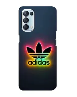 Чехол для OPPO Reno5 4G с картинкой «Неоновый Adidas» Чехол для OPPO Reno5 4G с картинкой «Неоновый Adidas»