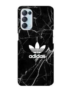 Чехол для OPPO Reno5 4G с картинкой «Белый мрамор Adidas» Чехол для OPPO Reno5 4G с картинкой «Белый мрамор Adidas»