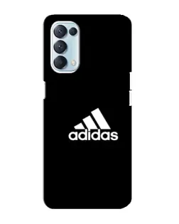 Чехол для OPPO Reno5 4G с картинкой «Черная классика Adidas»