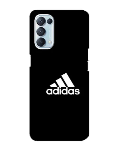 Чехол для OPPO Reno5 4G с картинкой «Черная классика Adidas» Чехол для OPPO Reno5 4G с картинкой «Черная классика Adidas»