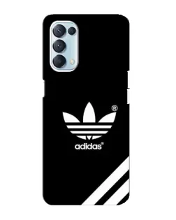 Чехол для OPPO Reno5 4G с картинкой «Adidas с диагональными полосами»